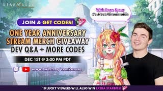 [Starseed: Asnia Trigger] 1 Year Anniversary Stream with Evan and Abradorable!