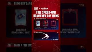 PUBG MOBILE | One page about all the Spider-Man in-game prizes!