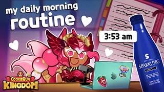 My Daily Morning Routine ft. Hollyberry Cookie | CookieRun: Kingdom