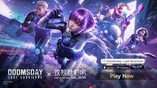 "Doomsday: Last Survivors × Ghost in the Shell" Exclusive Merchandise Set